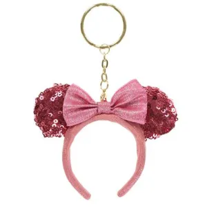 TDR - Minnie Sakura Sequin Headband x Keychain
