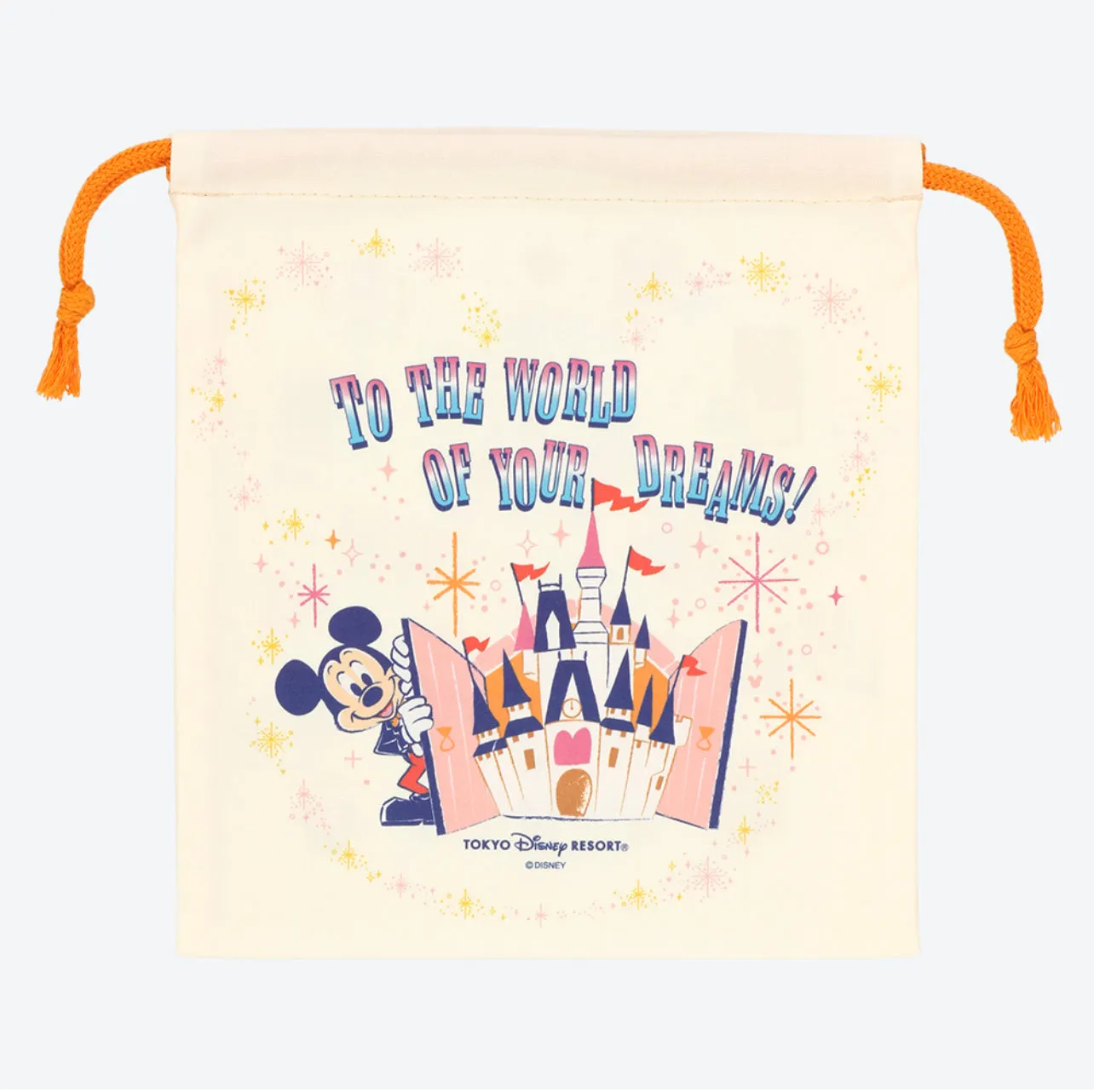 TDR - To the World of Your Dream Collection x Mickey & Friends Drawstring Bag (Release Date: Oct 12)