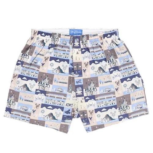 TDR - Tokyo Disney Resort Attractions x Men’s Trunks Shorts (Release Date: Sept 28)
