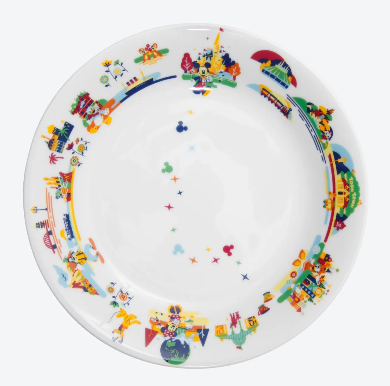 TDR - Tokyo Disney Resort Park Scene - Plate
