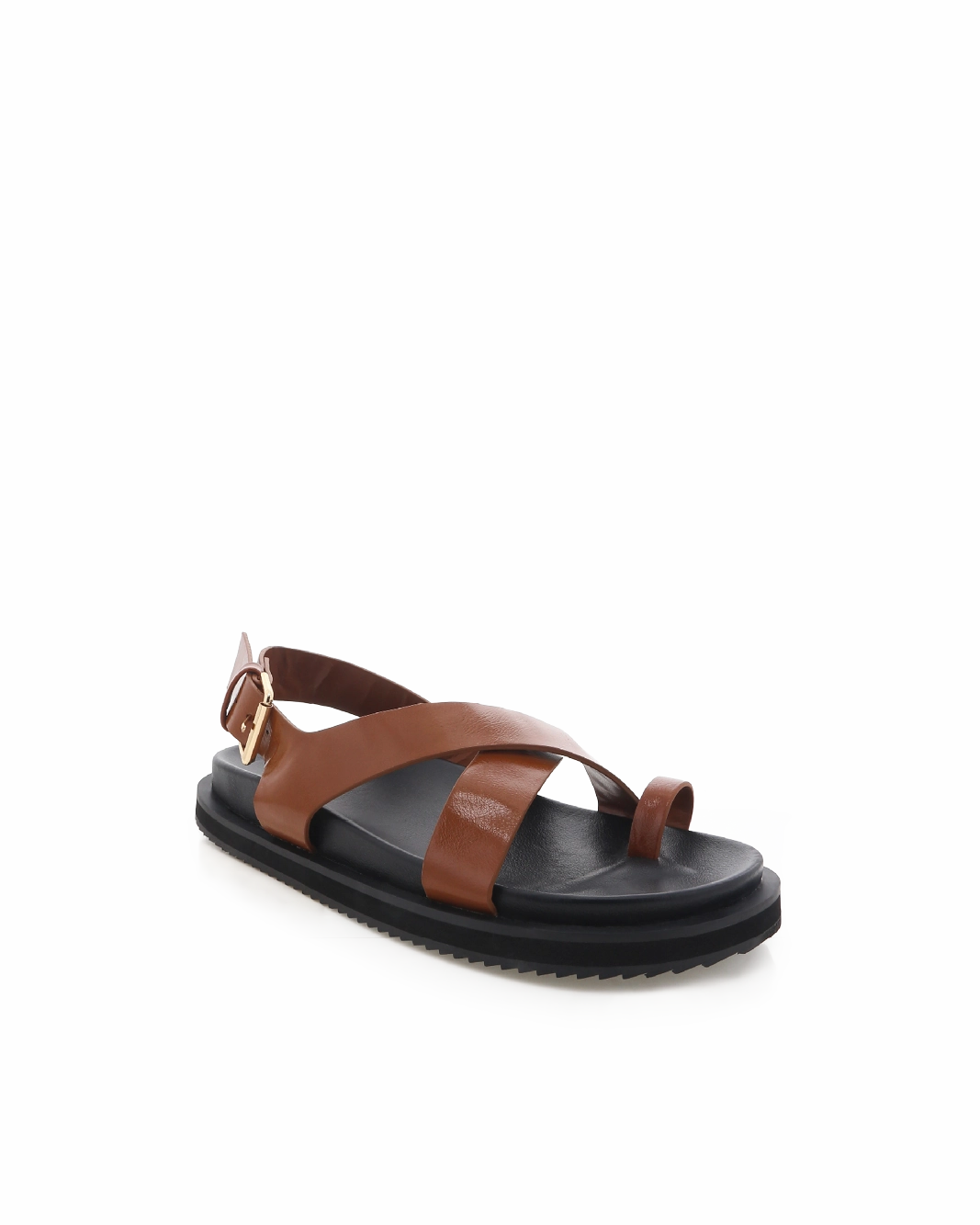 Easy-to-wear Sandals At-Home Style TENNIE - TAN-BLACK