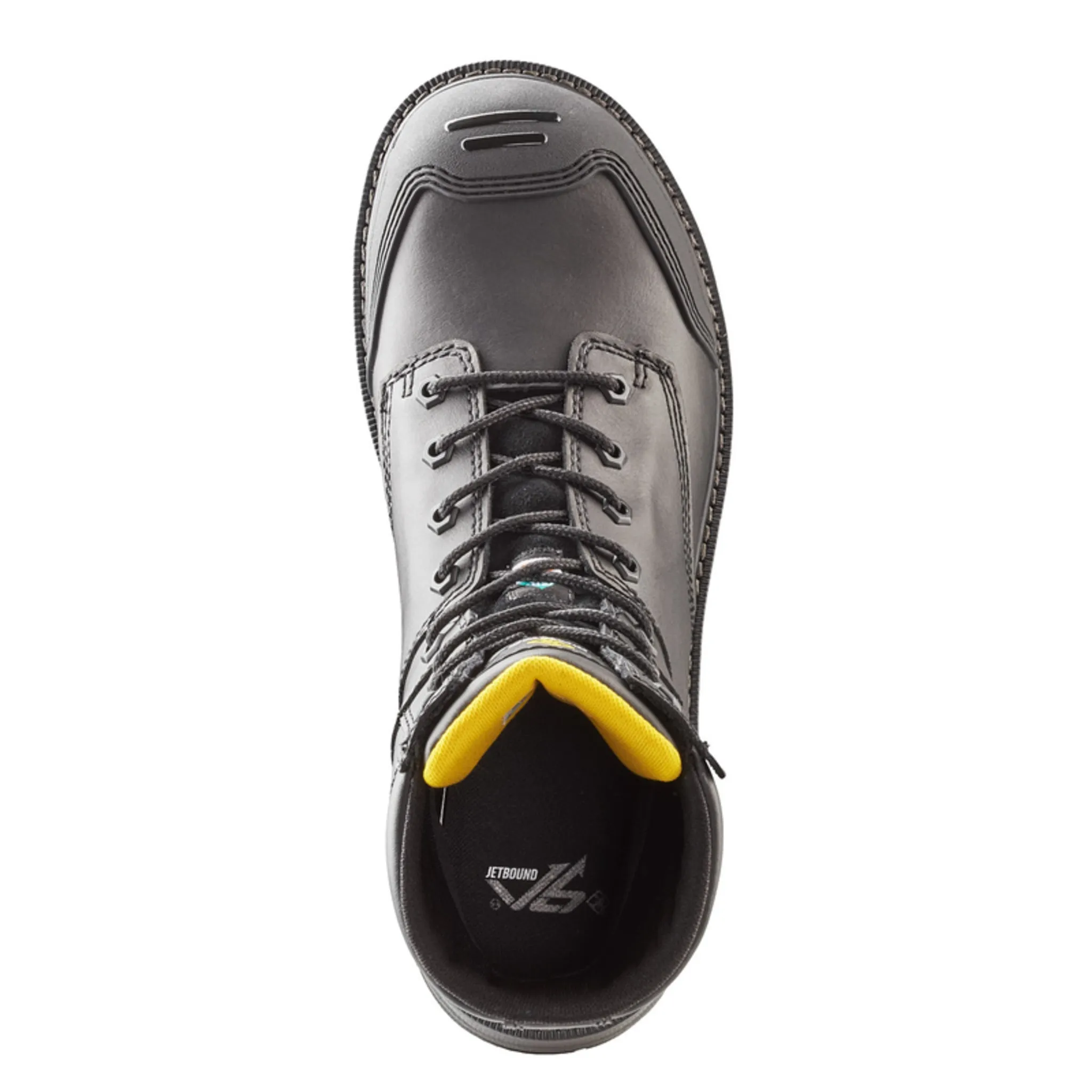 Terra Men's Safety Work Boots Patton 8" Leather Waterproof with Composite Toe and Plate | Sizes 3-15