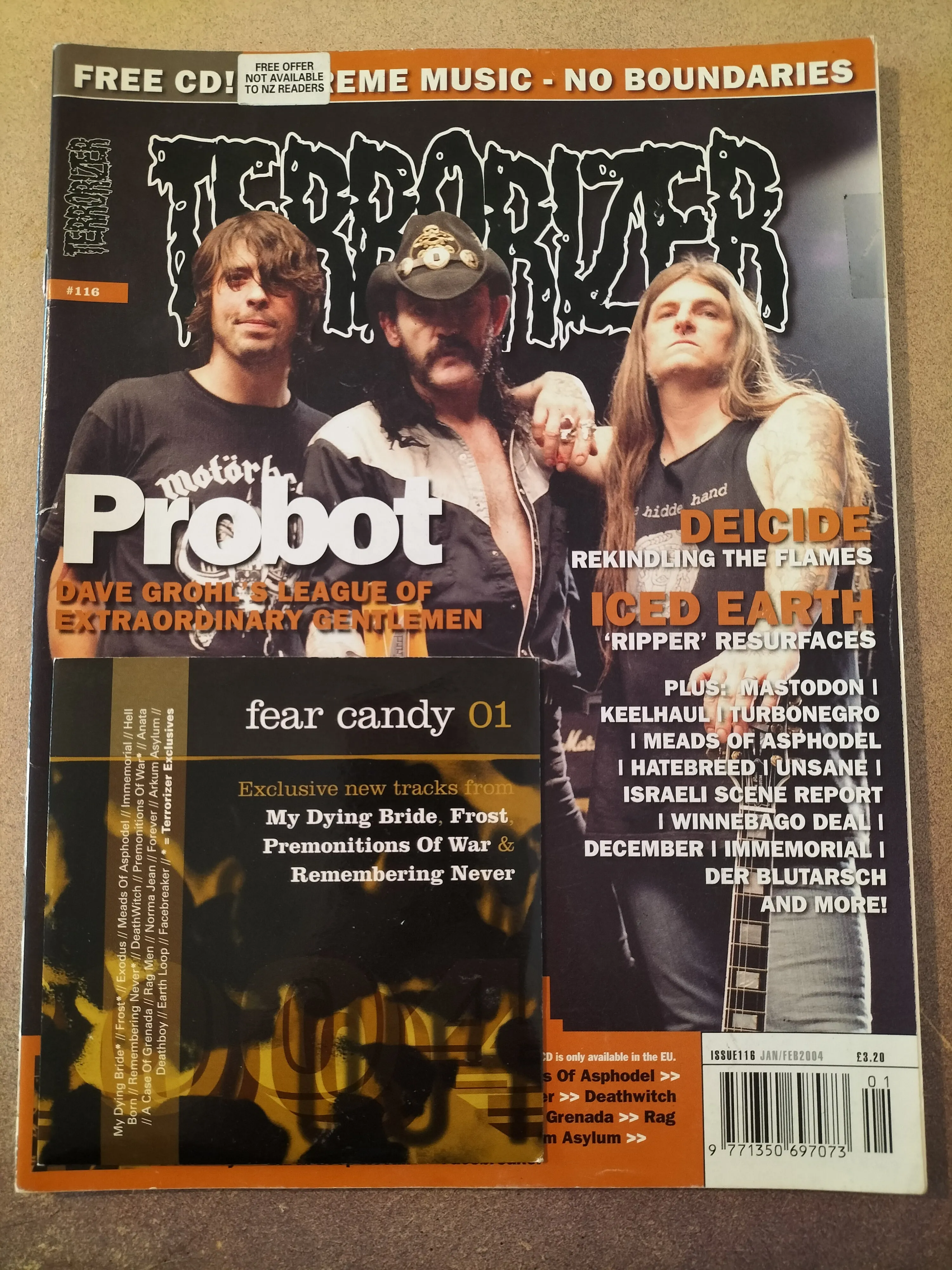 TERRORIZER #116   CD [2ND HAND]