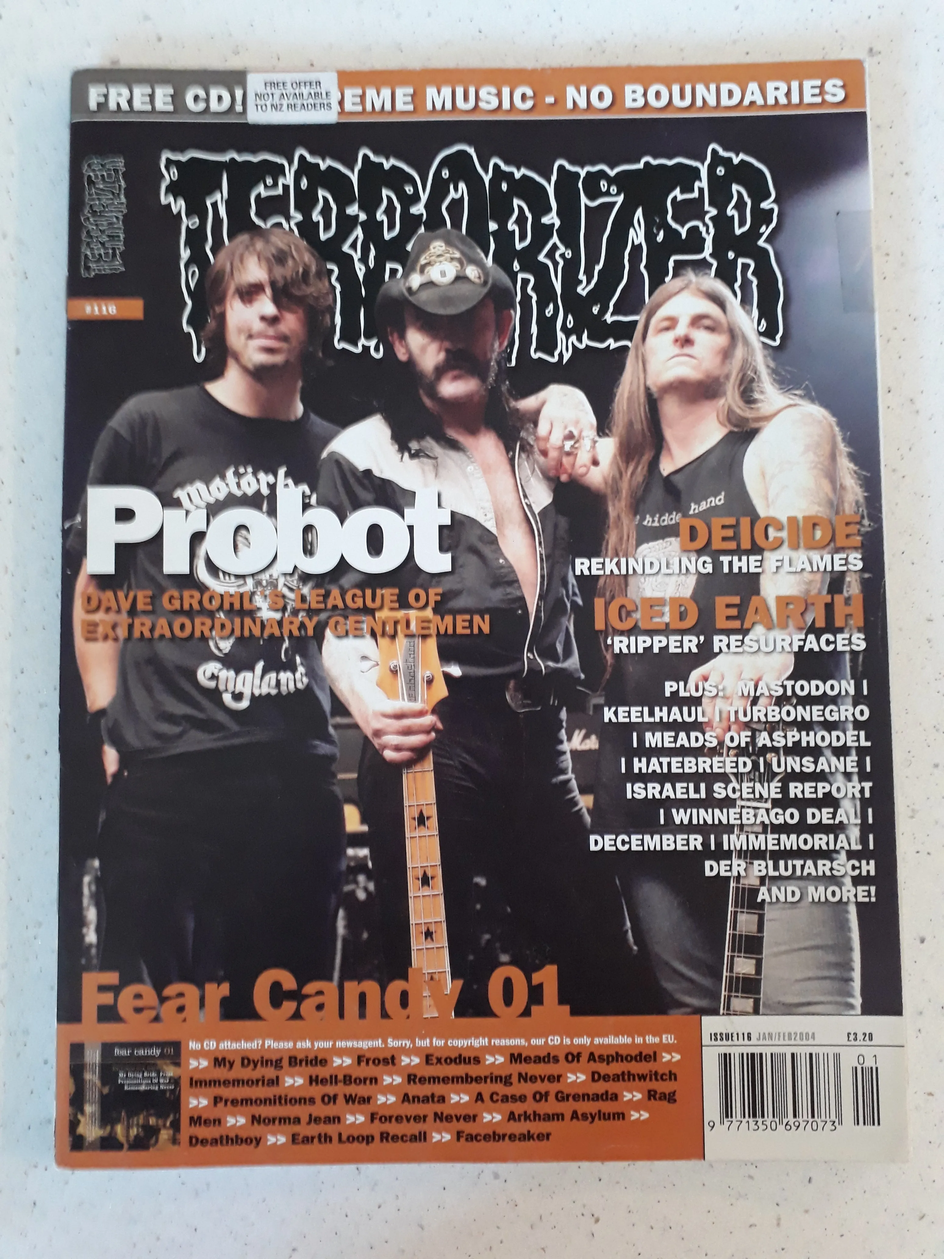 TERRORIZER #116   CD [2ND HAND]