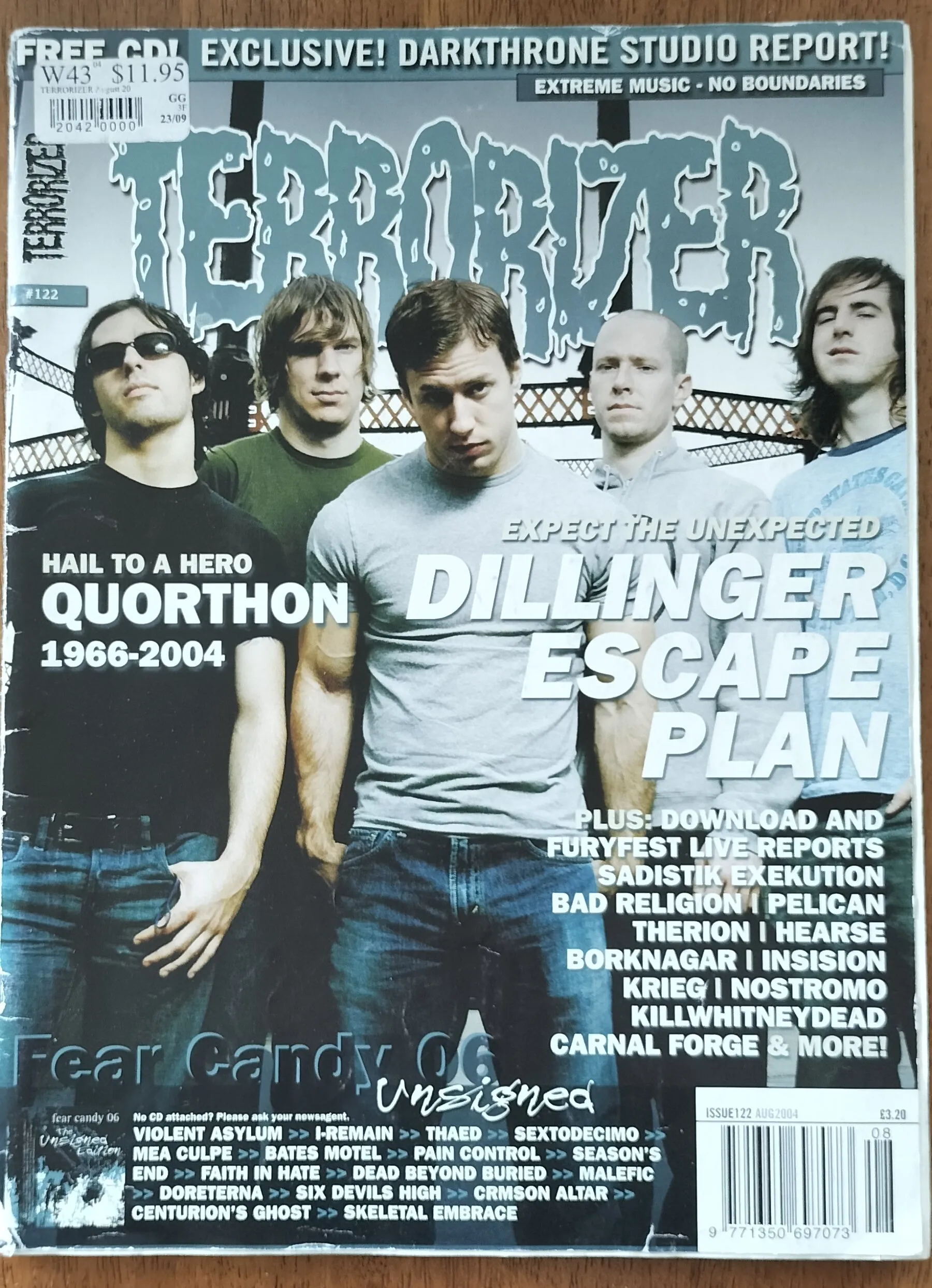 TERRORIZER #122   CD [2ND HAND]