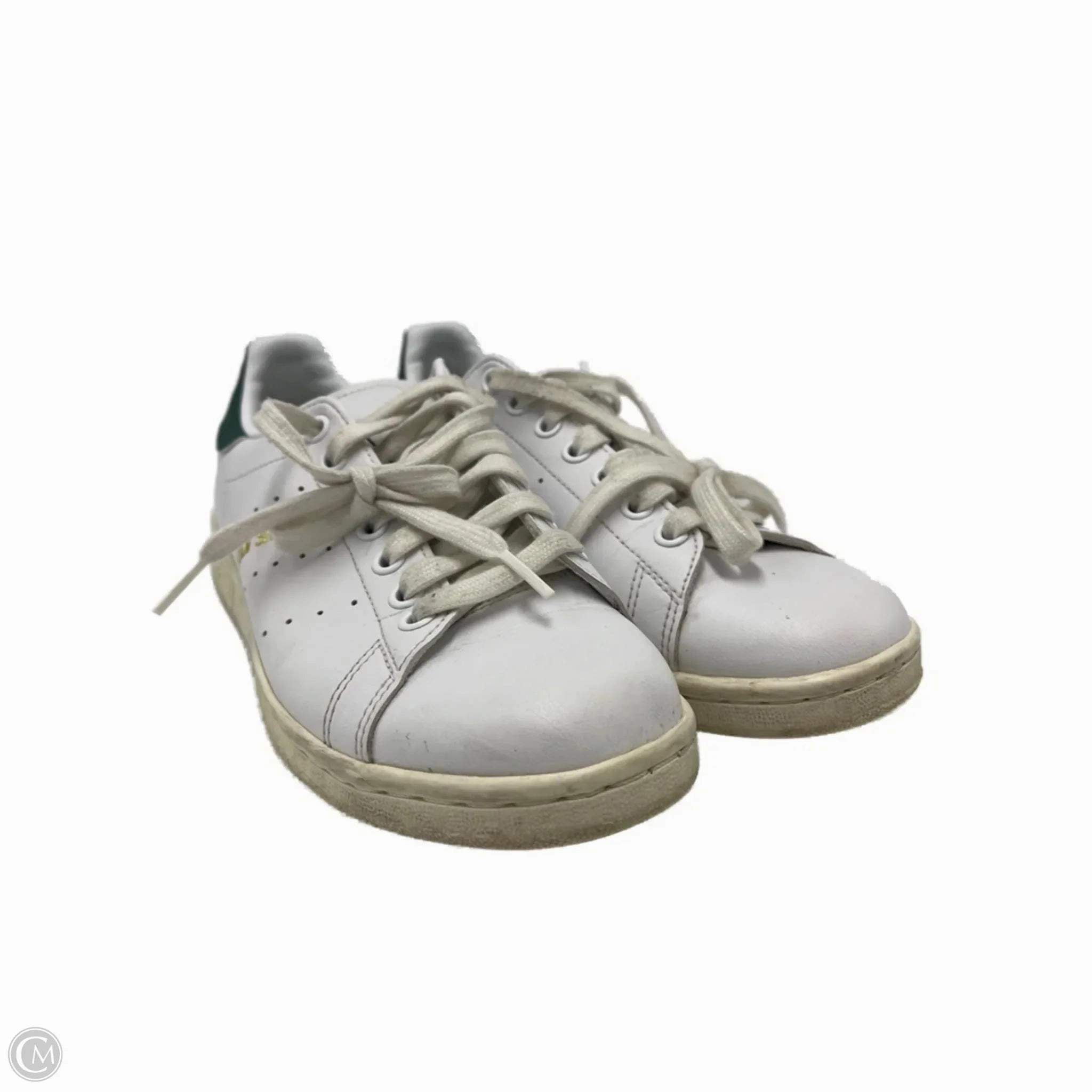 Shoes Sneakers By Adidas In Green & White, Size: 6 Adaptive Upper
