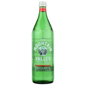 The Mountain Valley - Spring Water In Glass, 33.8 fl oz