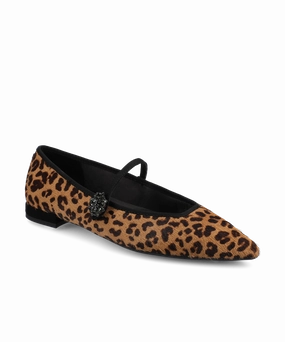 The Goldfinch 15 Mary Jane - Leopardprint Haircalf Leaf Path