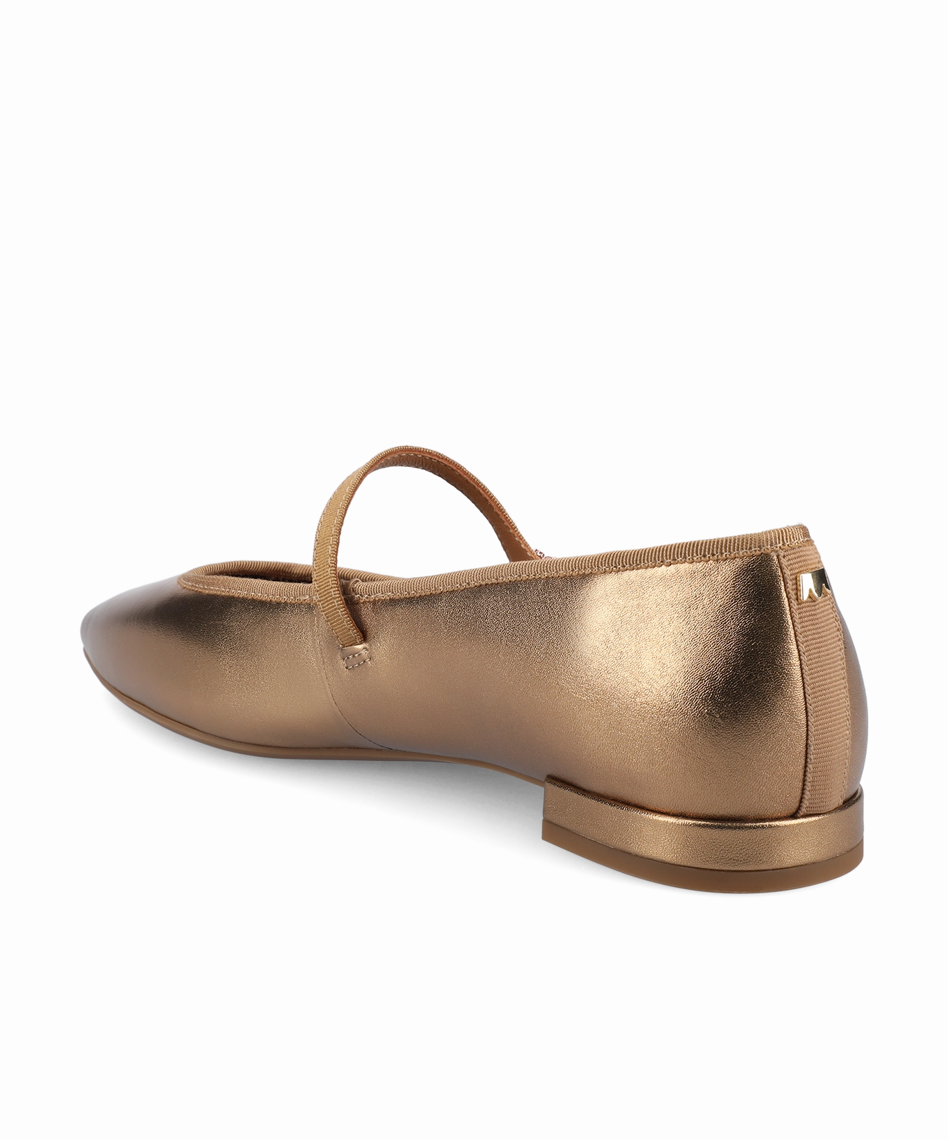 The Goldfinch 15 Mary Jane - Vintage Gold Metal Leather Market Hall Perfect Walk