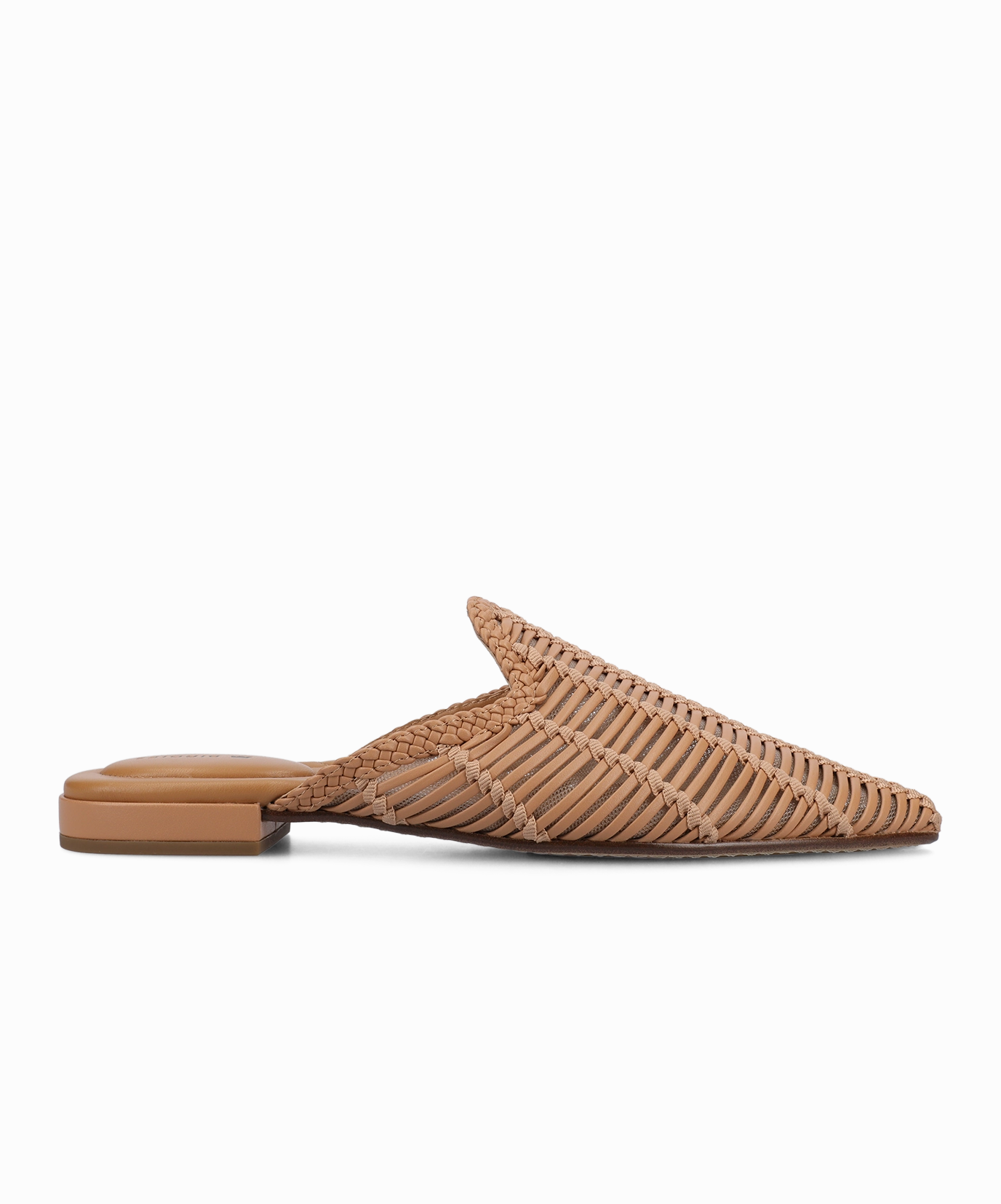 The Goldfinch 15 Woven Slide - Toffee Woven Foam Cushioning Floral Joy