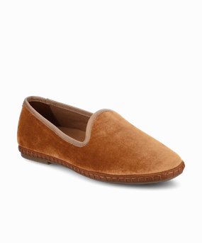 The Heron - Tan Velvet Posture Aligning Footbed Comfort