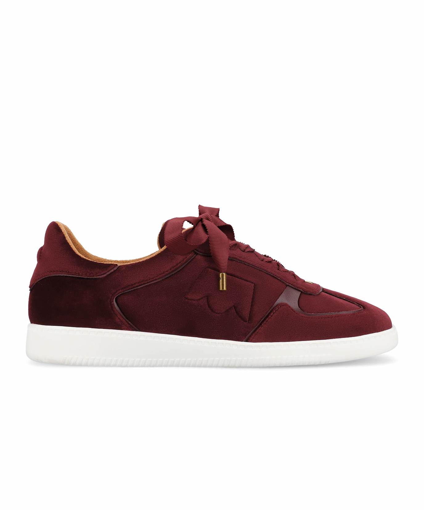 The Jay Sneaker - Burgundy Velvet New Drop Abrasion Resistant Material