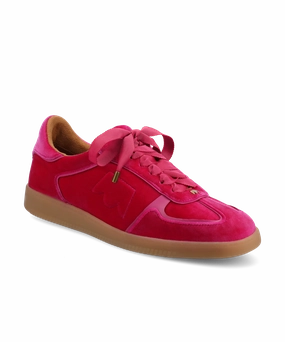 The Jay Sneaker - Hot Pink Velvet Nature Walk Ventilated Mesh Travel Enthusiasts