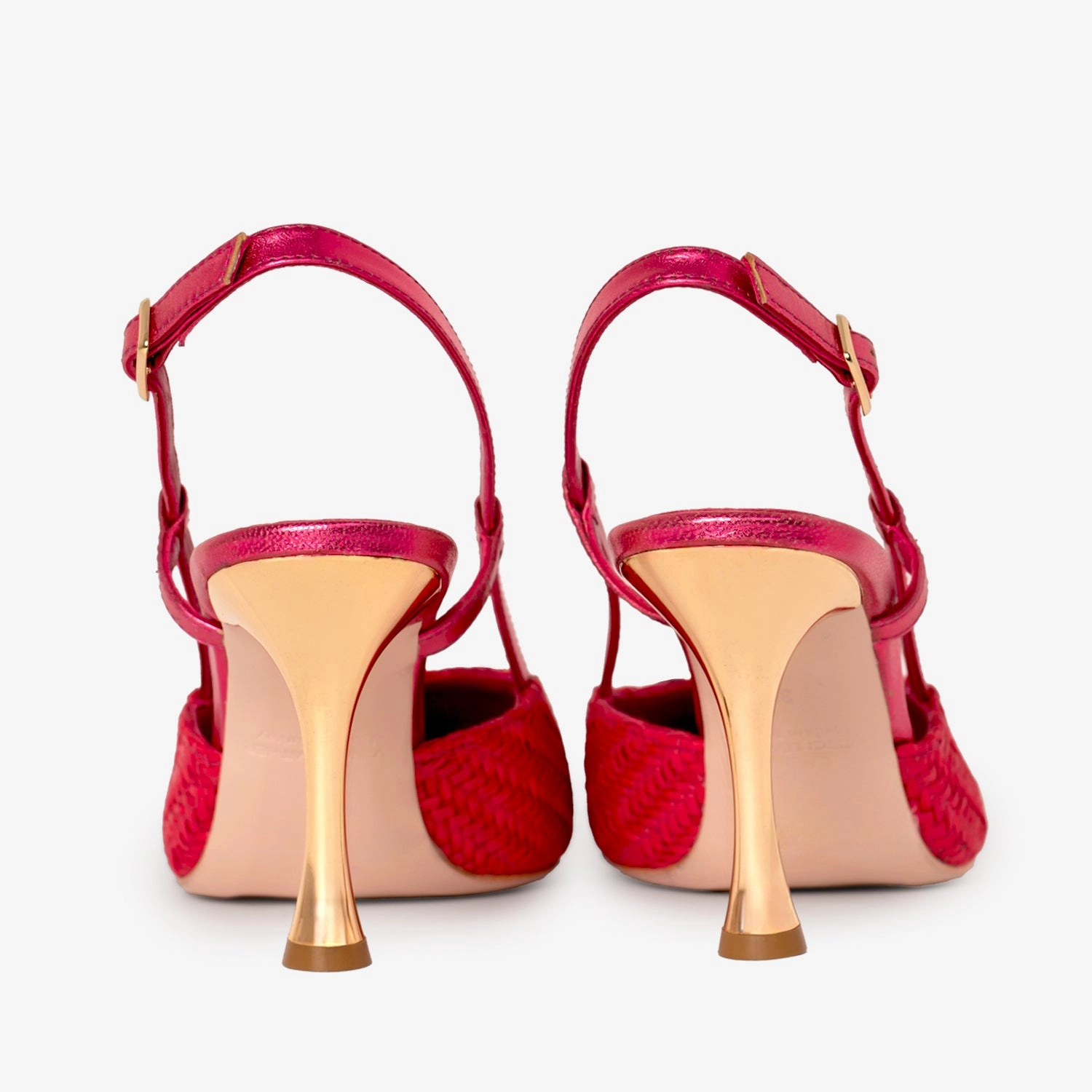 The Luna Fuchsia Leather Slingback Women Sandal Stylish Sandals