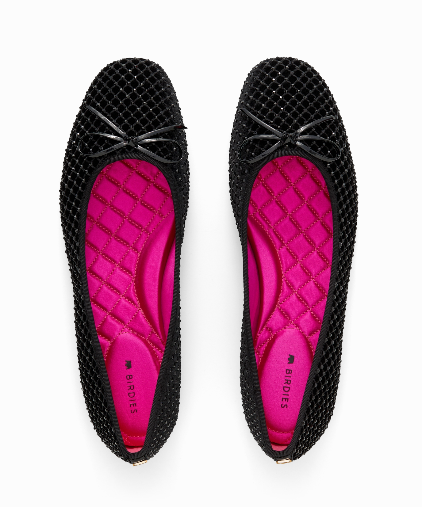 Non-Slip Design The Songbird - Black Velvet Crystal