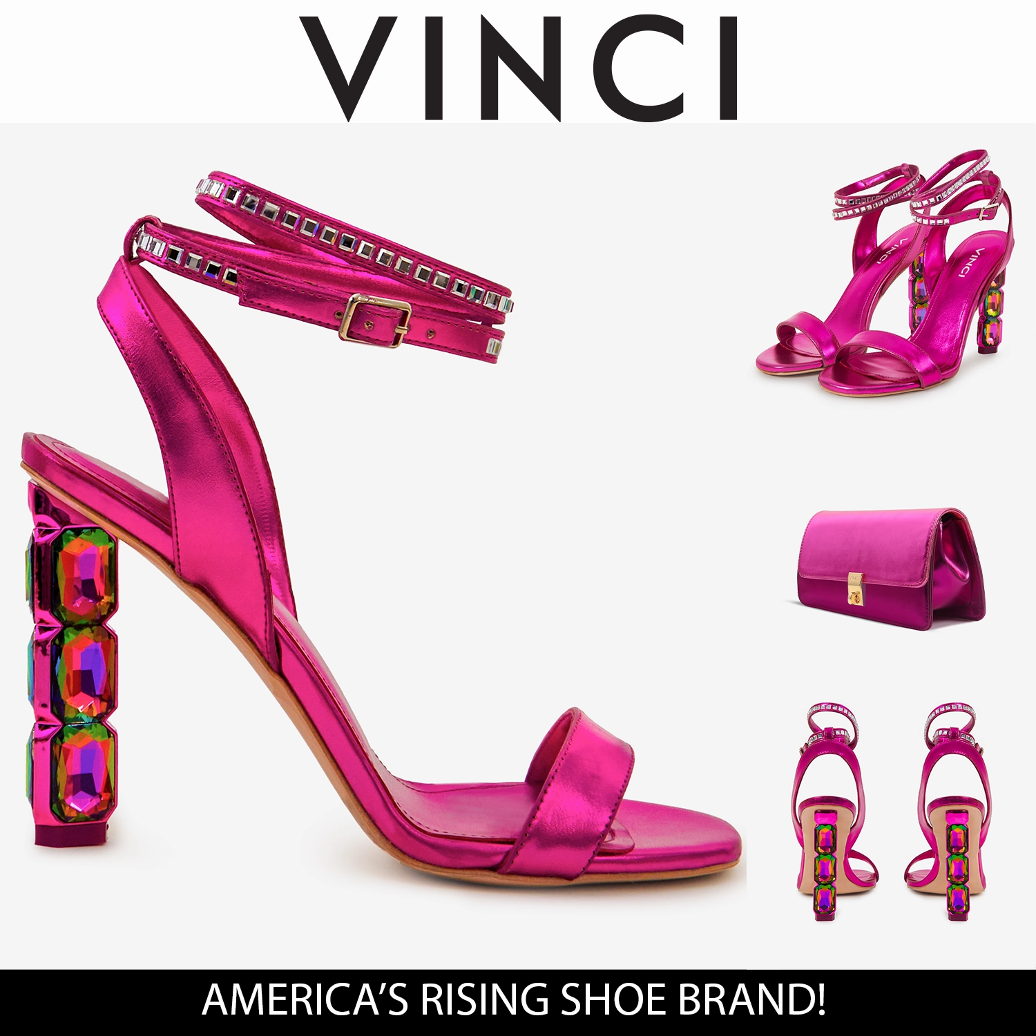 Unibody Injection Molded All-Purpose Outdoor Shoes The Torola Fuchsia Stony Heel Leather Women Sandal Final Sale!