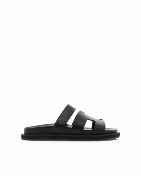 THEO - BLACK heel cup Contoured Shape