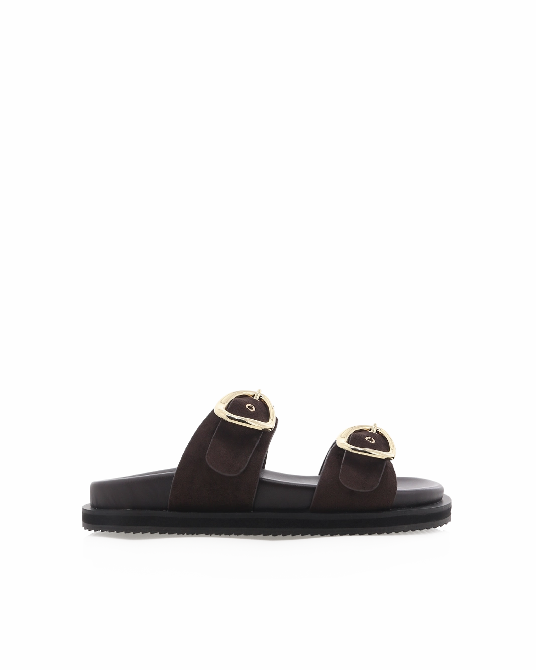 THERESA - DARK CACAO SUEDE Supportive And Stylish