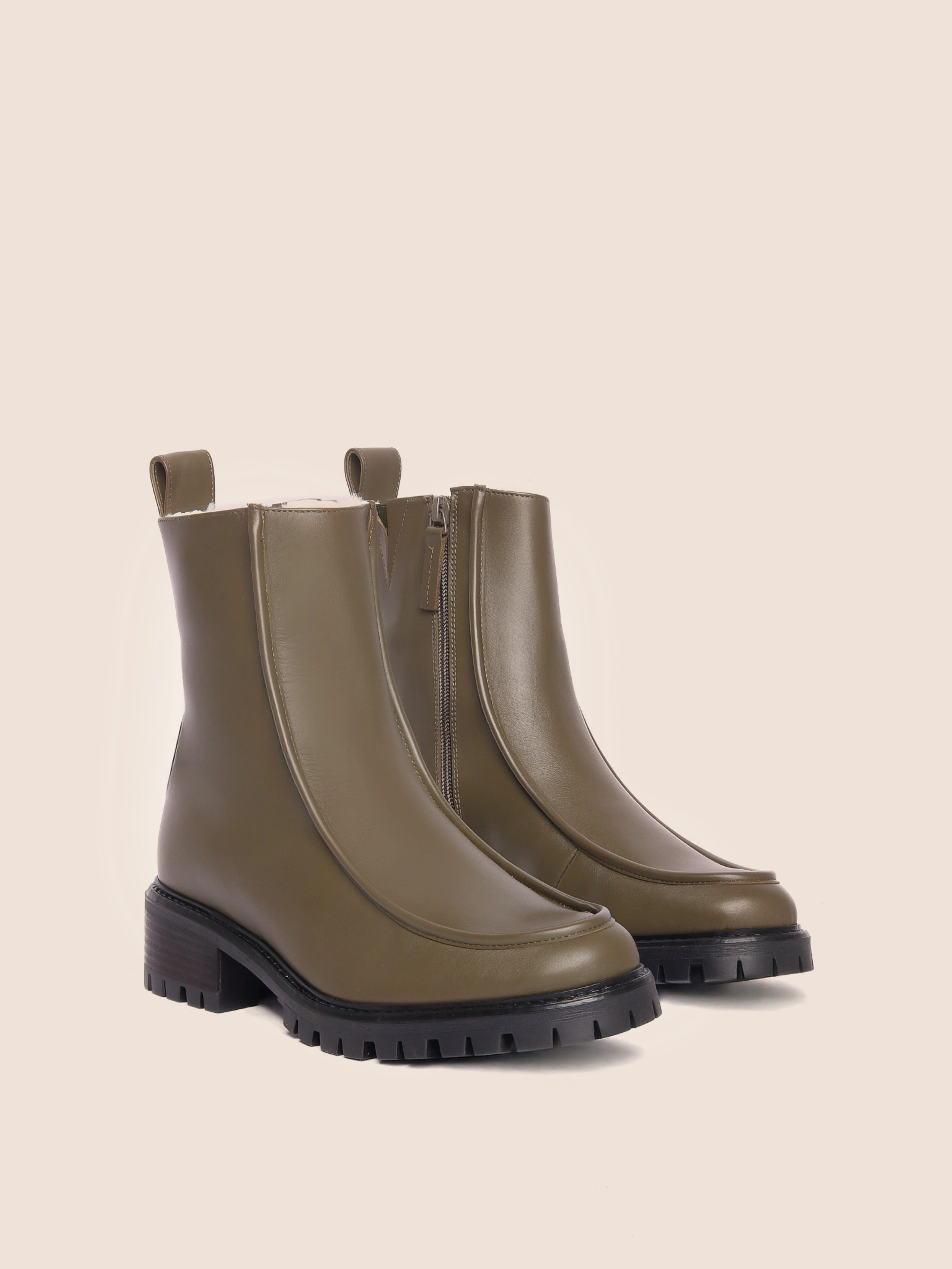 Vigo Olive Lined Boot Family Reunion Impact Diffusion Layer