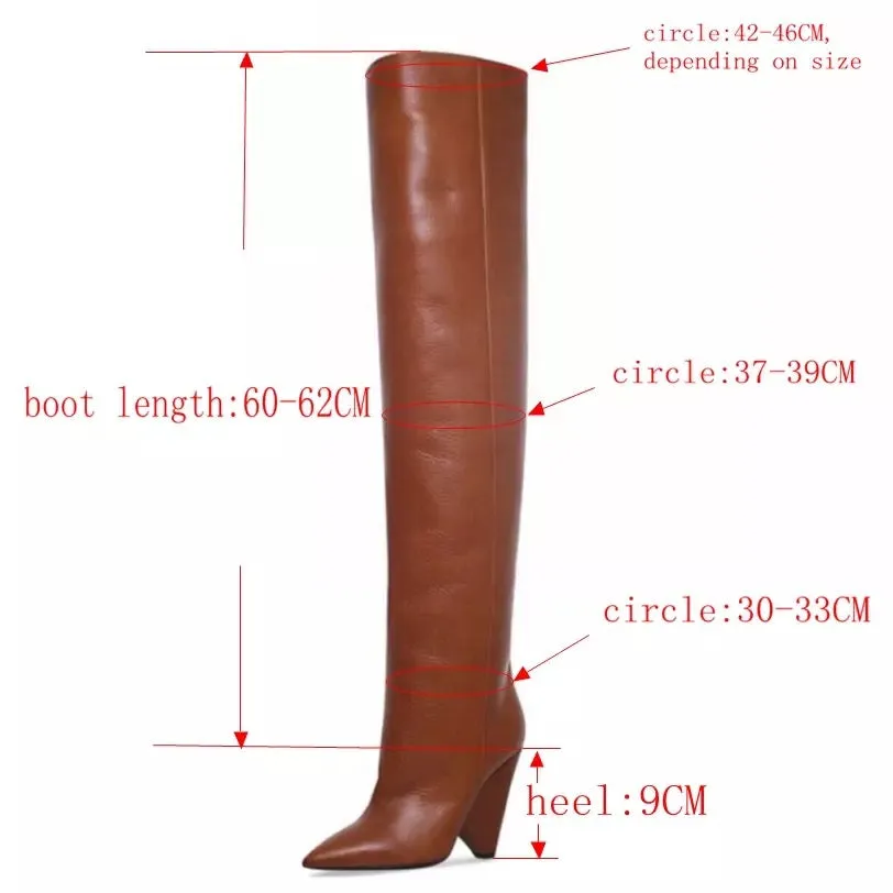 Thigh High Winter Boots