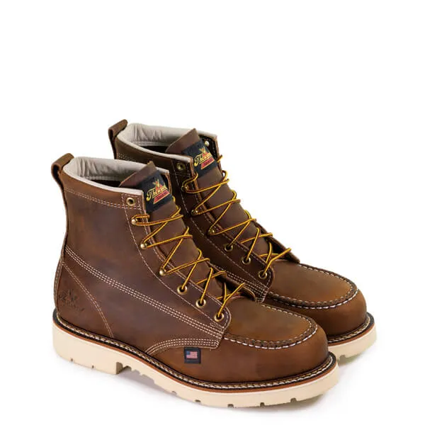 Thorogood Men's American Heritage Moc 6" Steel Toe Boot_Trail Crazyhorse