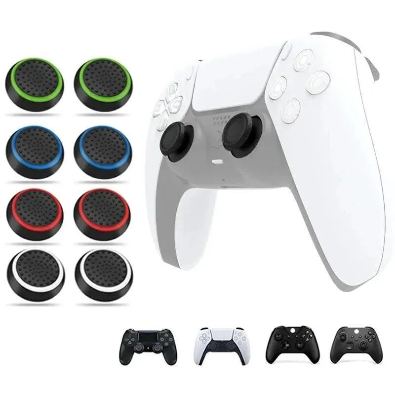 Thumb Grips Cover, Superior Grip, Universal Compatibility, Comfortable Silicone, Easy Installation, Durable for Gaming