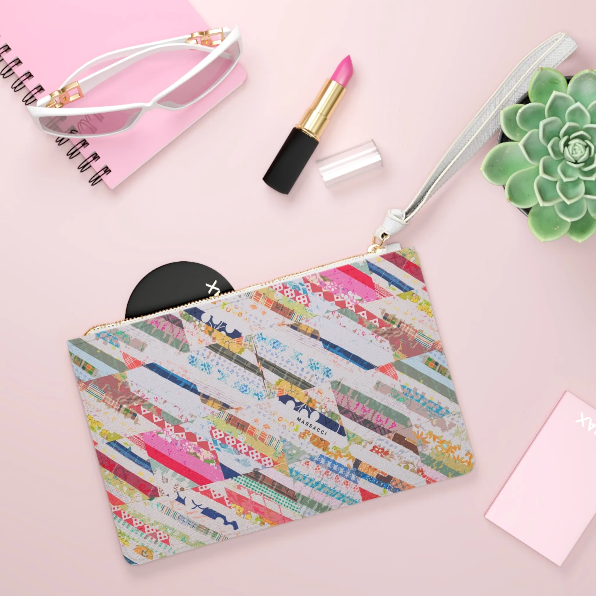 Tilted Quilt, Clutch Bag