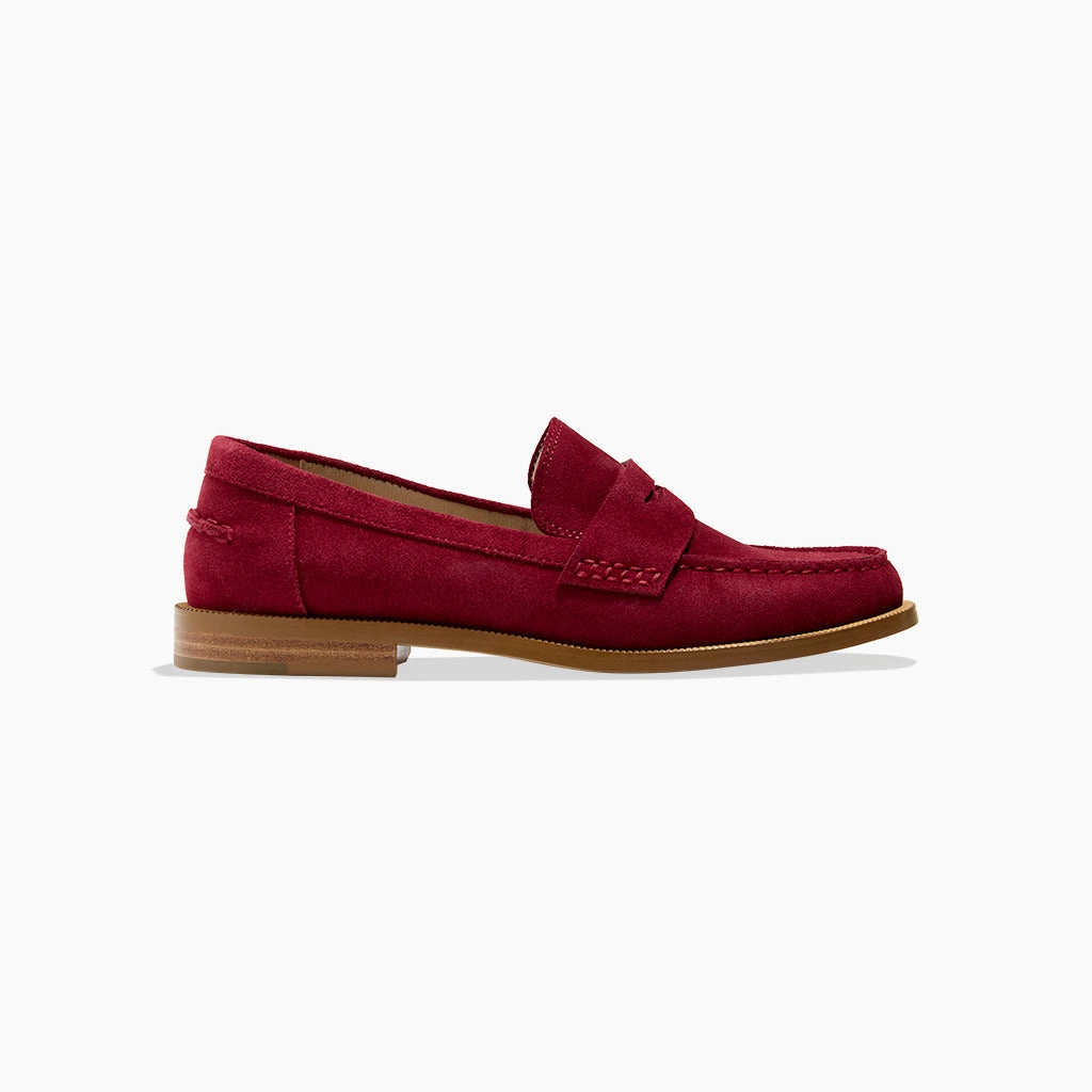 insulated Smile Walk Tipson Suede Penny Loafer