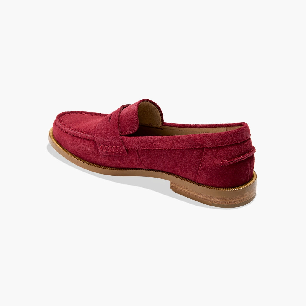 Tipson Suede Penny Loafer Foot-Friendly Shoes