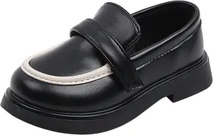 Toddler Boys Girls Dress Shoes PU Leather Wedding School Loafer Boys Dress Shoes Children Leather Shoes Girls Mucks