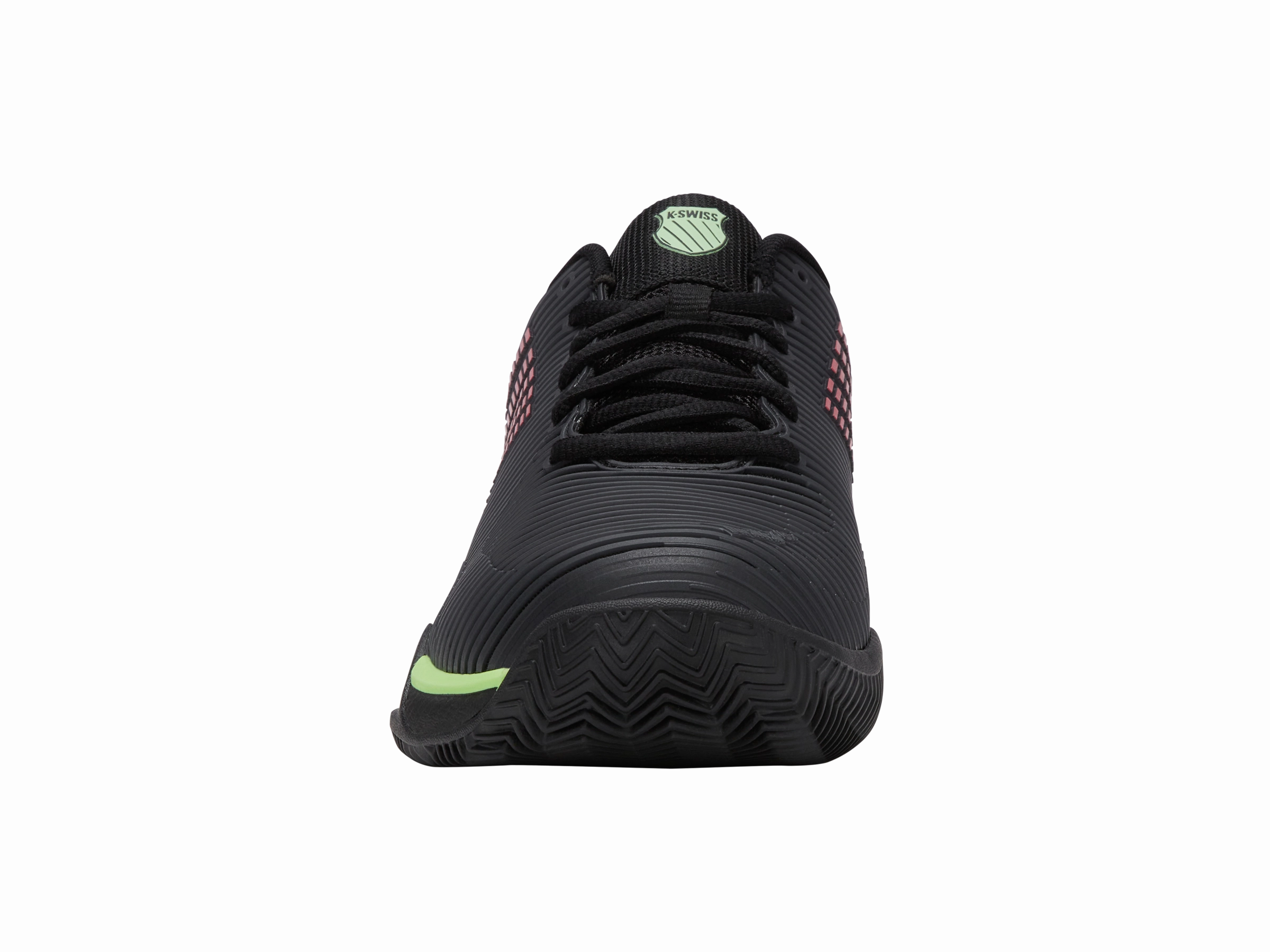 Training Mode 06614-034-M | HYPERCOURT EXPRESS 2 CLAY | BLACK/SOFT NEON GREEN/NEON LAVA