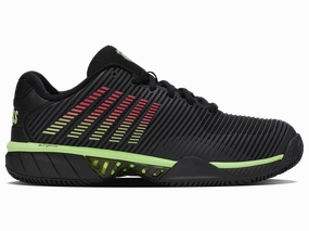 06614-034-M | HYPERCOURT EXPRESS 2 CLAY | BLACK/SOFT NEON GREEN/NEON LAVA Comfort Fit