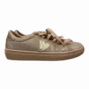 Structured sole Outfit Boost Shoes Sneakers By Skechers In Rose Gold, Size:9.5