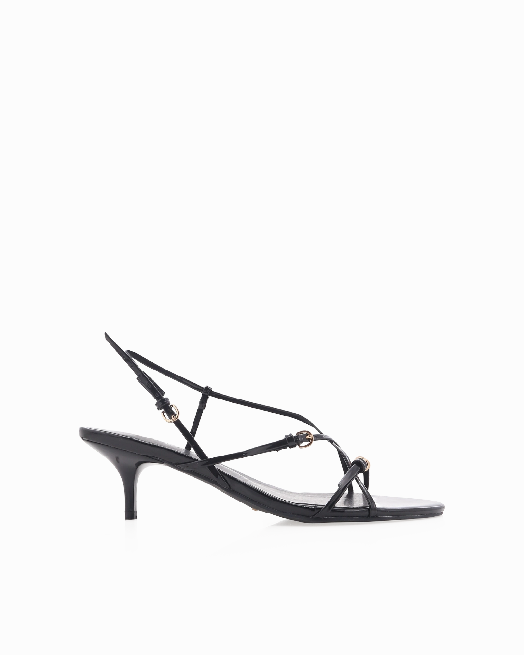FLOSSIE - BLACK PATENT Walking Friendly