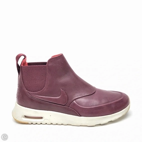 Dual Material Shoes Sneakers By Nike In Maroon, Size: 7