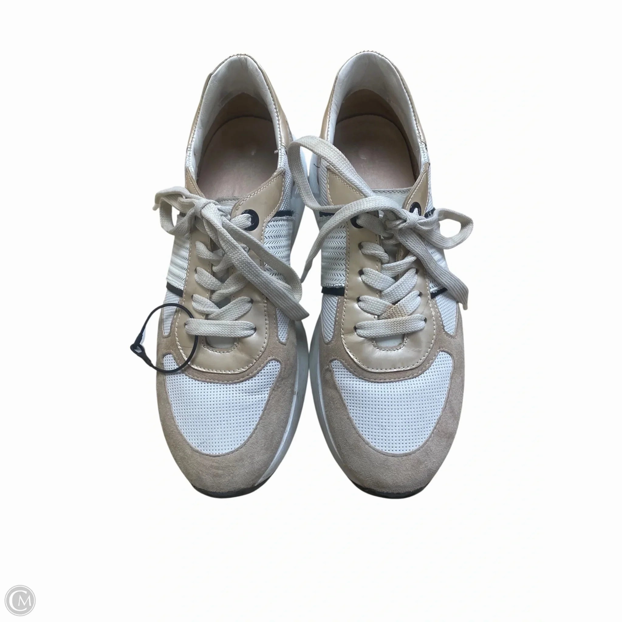 Pliable Shoes Sneakers By Clothes Mentor In Cream, Size: 7