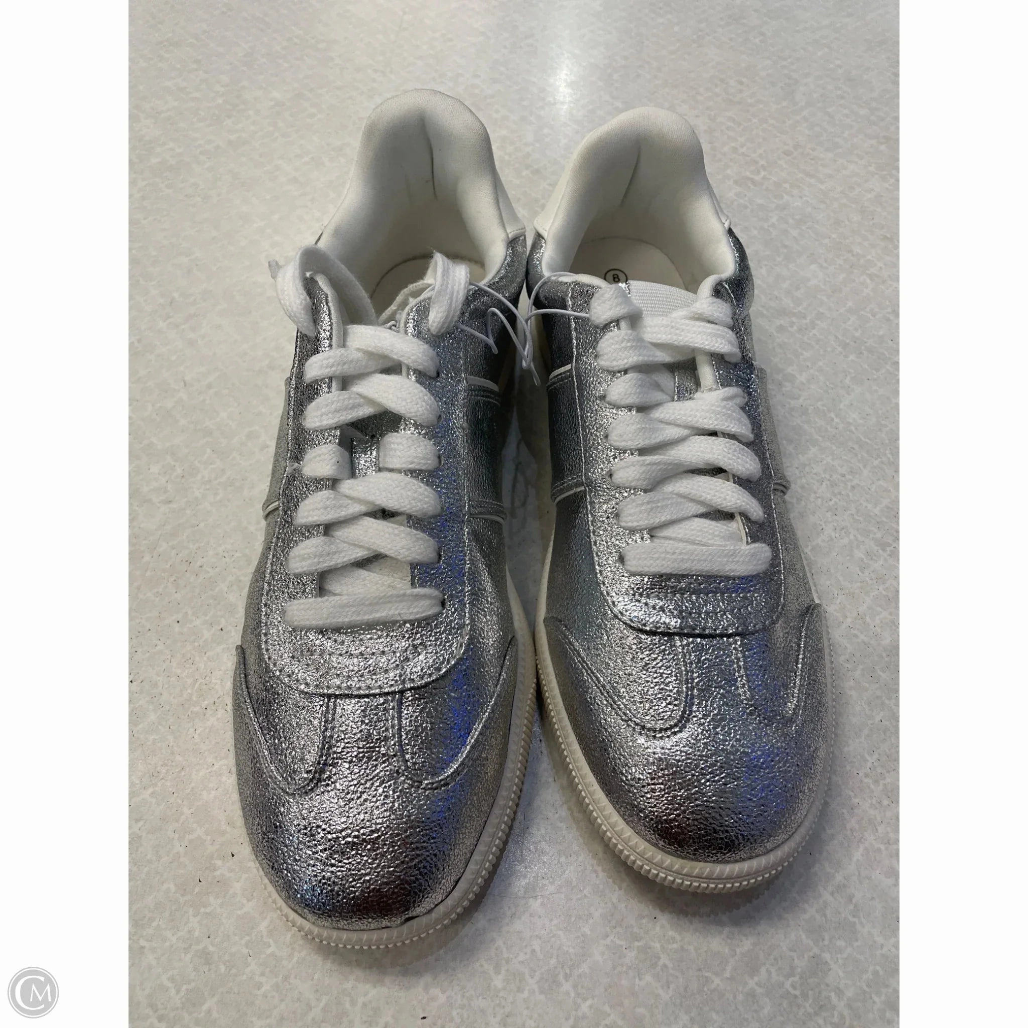 Shoes Sneakers By Falls Creek In Silver, Size: 8 Ultra Responsive Cushioning