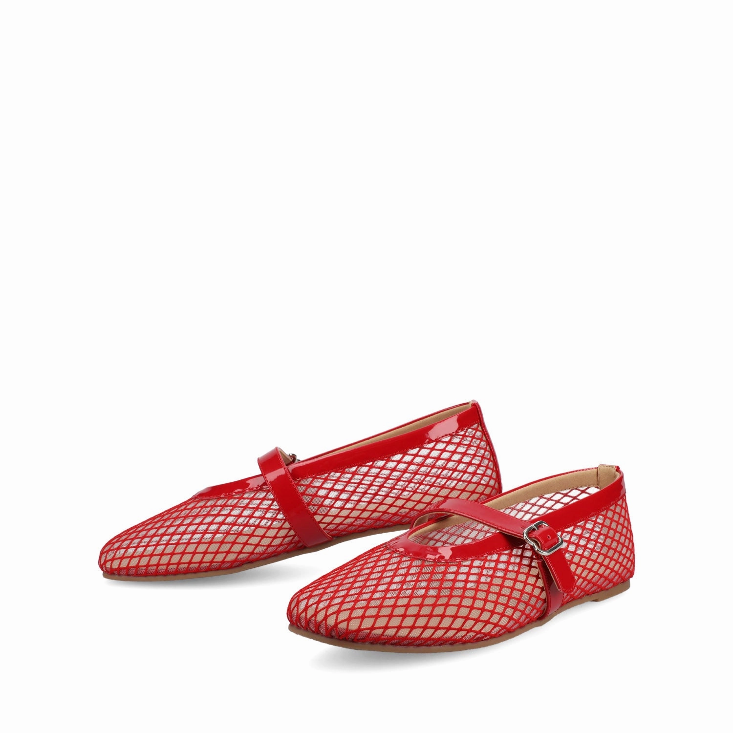Fresh Flow Safe Path Travel Ease CASHA MARY JANE FLATS IN MESH