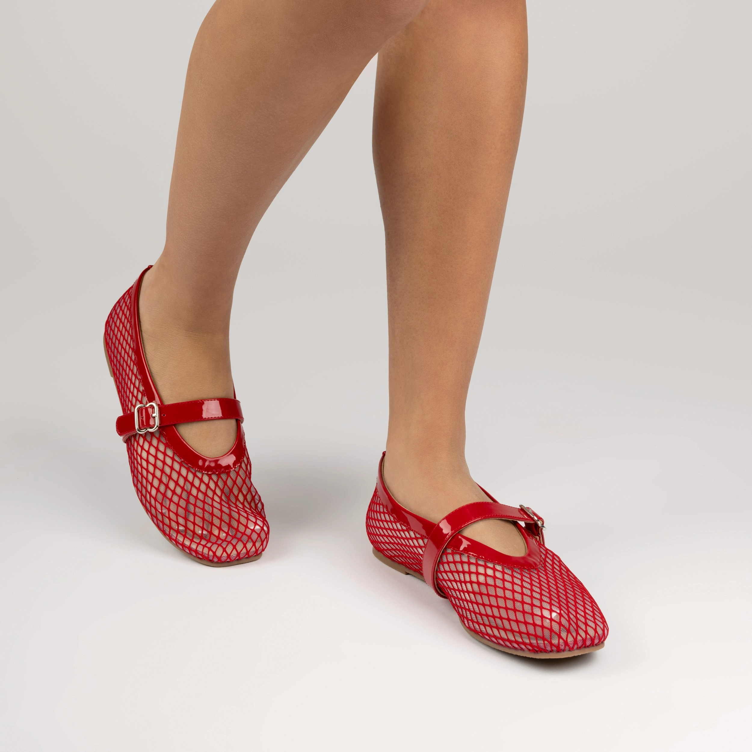 Comfort Path Fitness Ready Travel Ease CASHA MARY JANE FLATS IN MESH