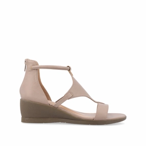 Breathable Material Durable Material TRAYLE WEDGE GLADIATOR SANDALS IN WIDE