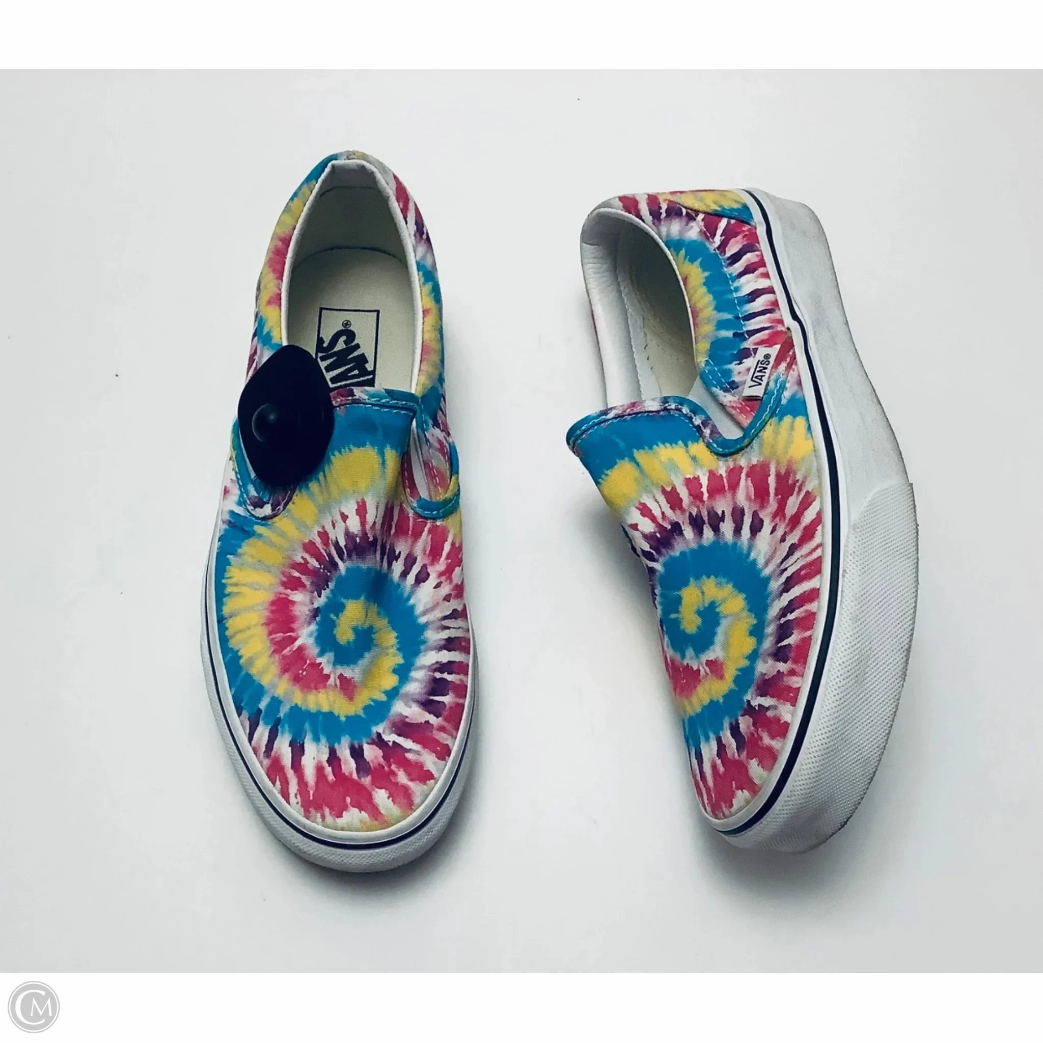 Shoes Sneakers By Vans In Tie Dye Print, Size: 9 MoldedMidsole