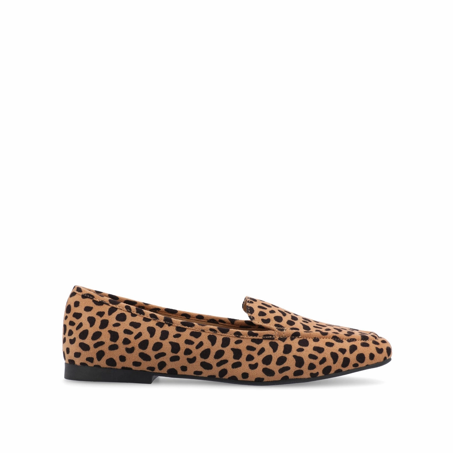 Foot Firm TULLIE SLIP-ON LOAFER FLATS IN FAUX SUEDE