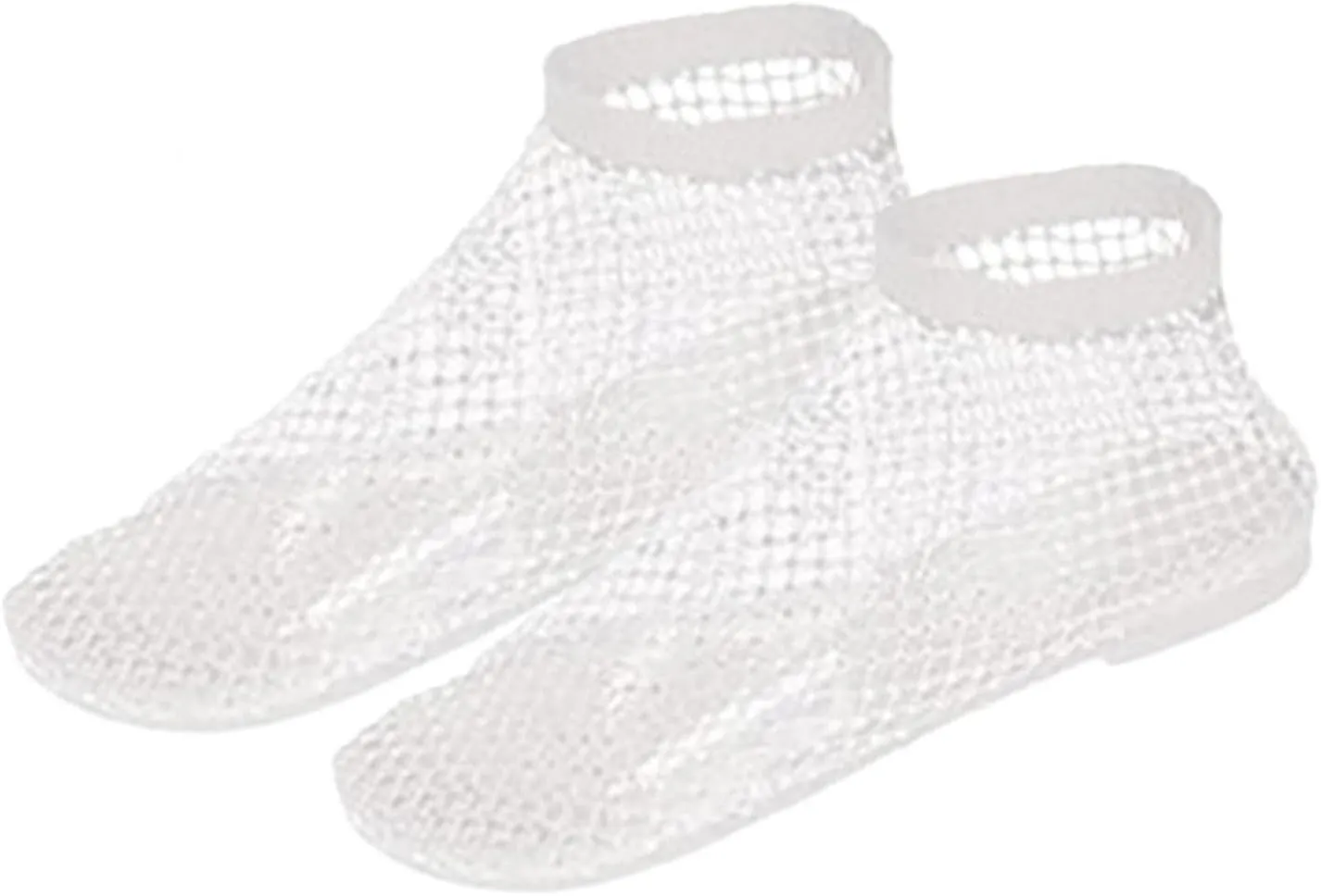 Ultra Comfortable Shiny Gem Mesh Flats for Women,Fashion Diamonds Mesh Fishnet Shoes Casual Elasticity Slip On Mesh Flat Shoes