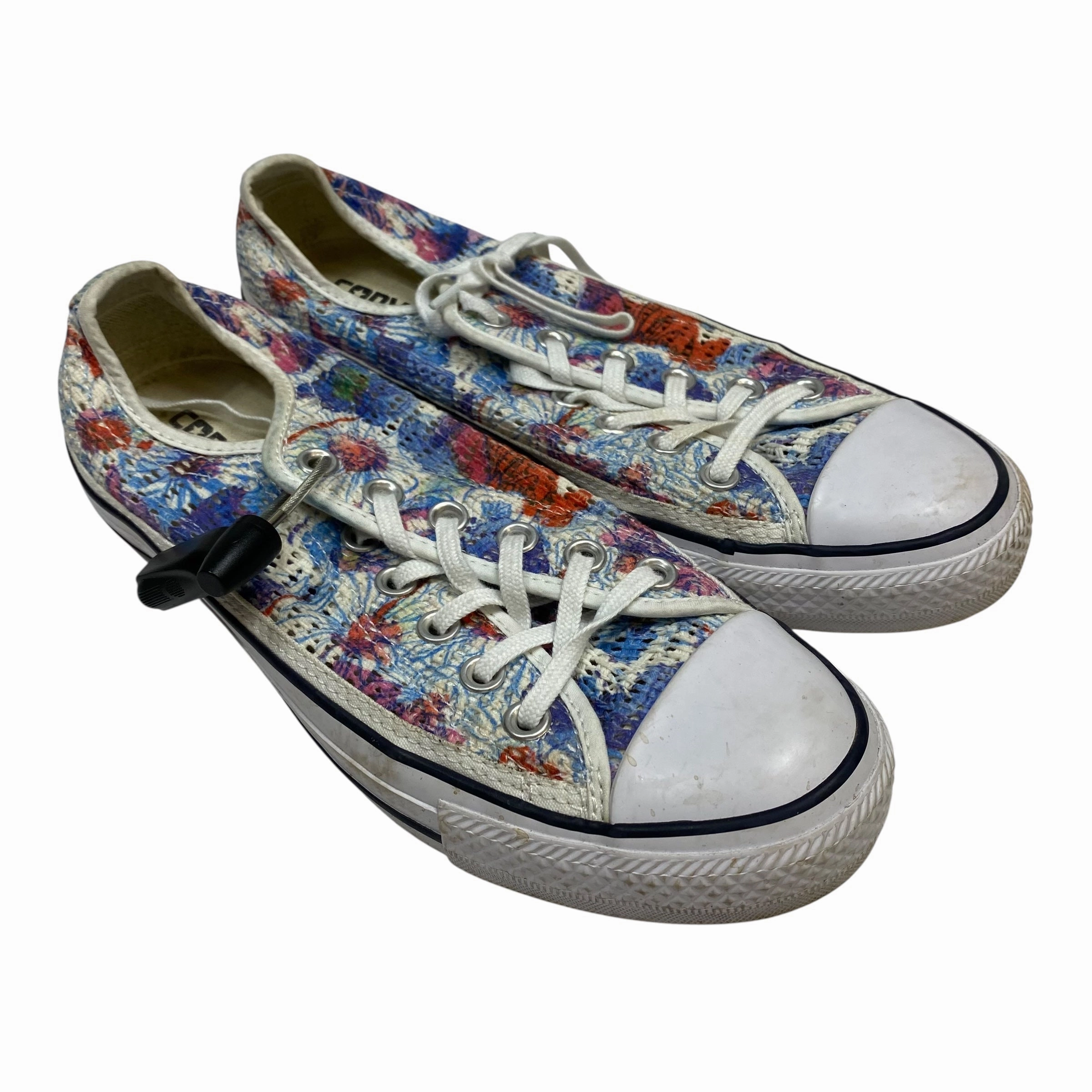 Shoes Sneakers By Converse In Blue & Cream, Size:8 Durable Base Light Travel