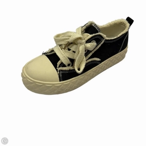 Shoes Sneakers By Clothes Mentor In Black, Size: 9.5 Curved Heel Construction