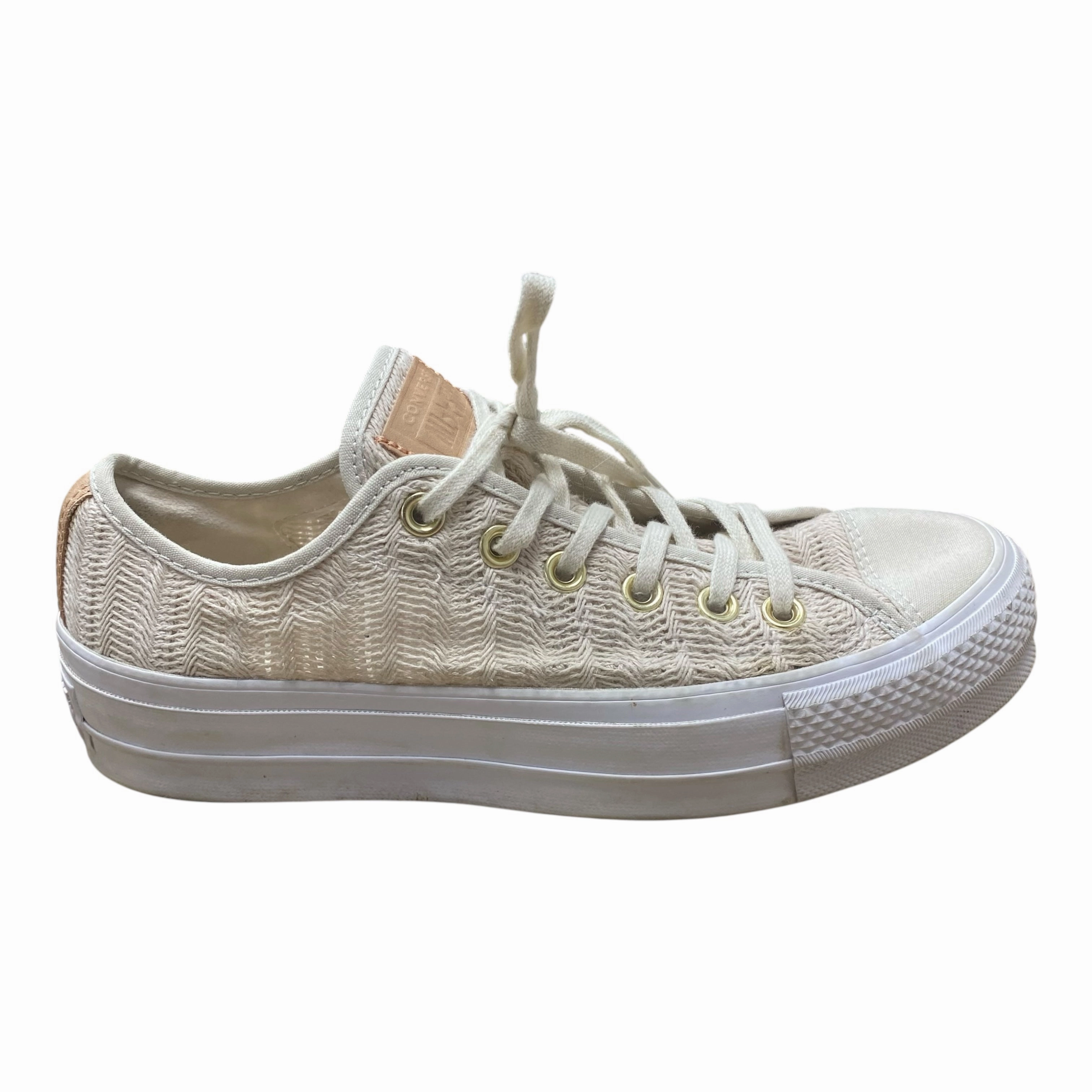 Shoes Sneakers By Converse In Tan, Size:8.5 Sport Enthusiast Odor Control Fabric