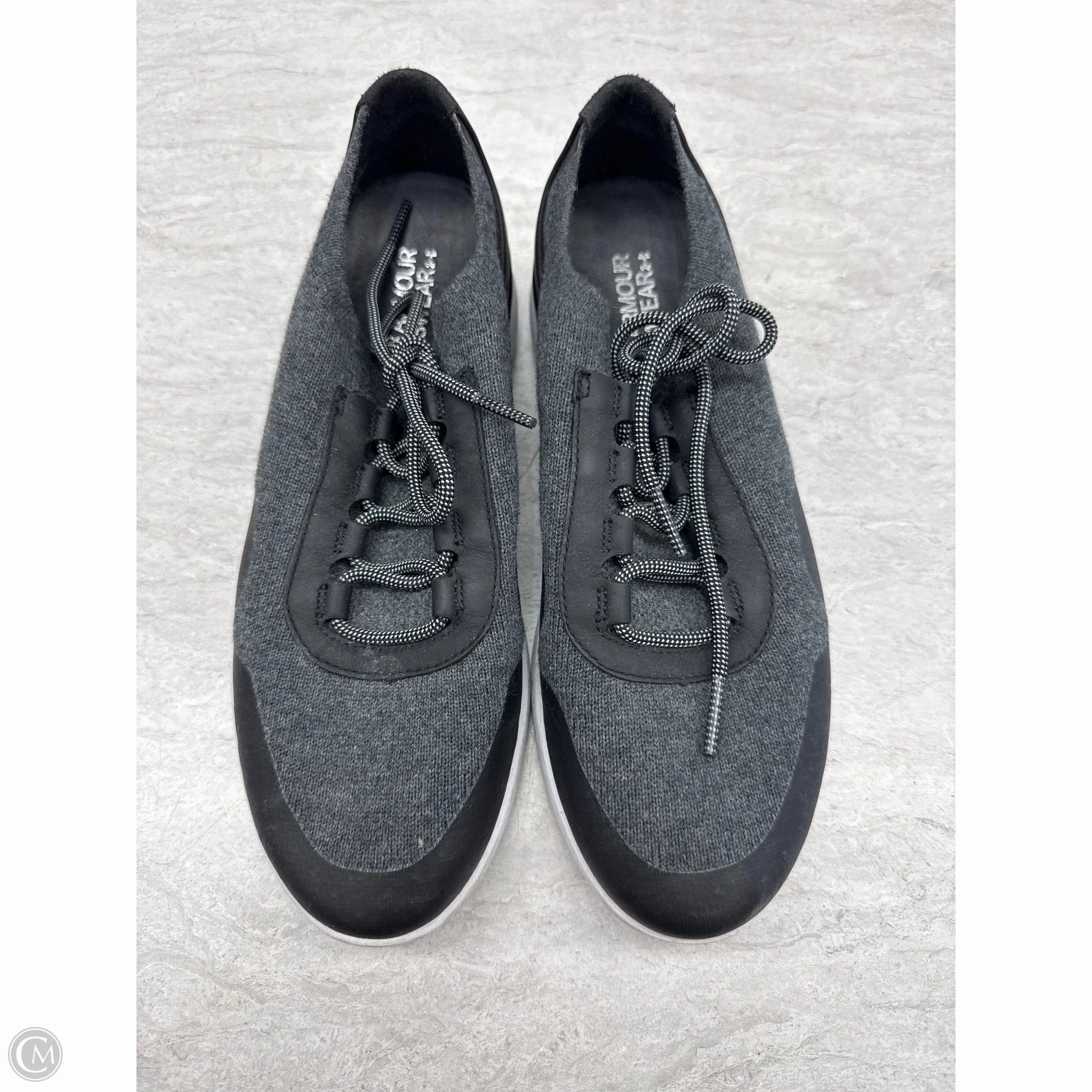 Shoes Sneakers By Under Armour In Black, Size: 7.5 Wide Base