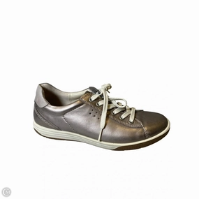 Shoes Sneakers By Ecco In Bronze, Size: 7.5 smooth zipper