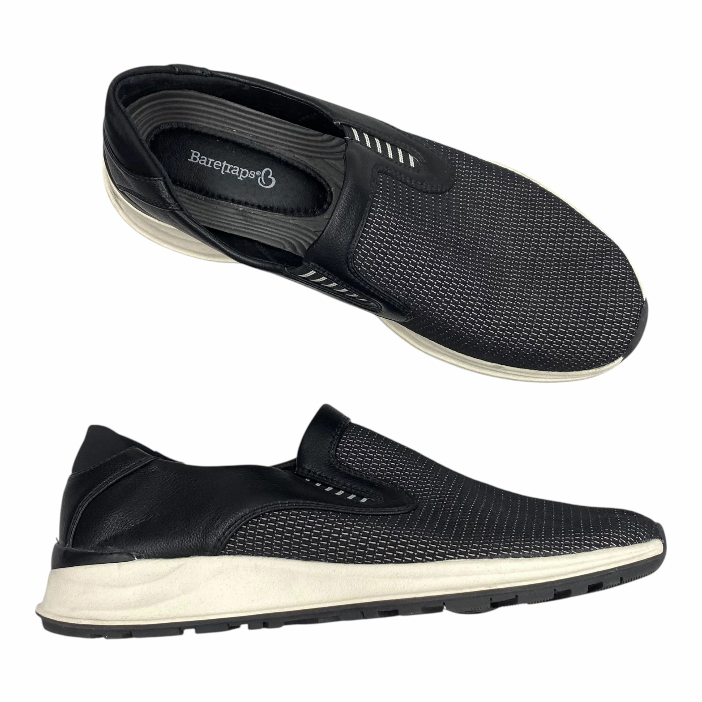 Multi-functional breathability Shoes Sneakers By Bare Traps In Black, Size:10