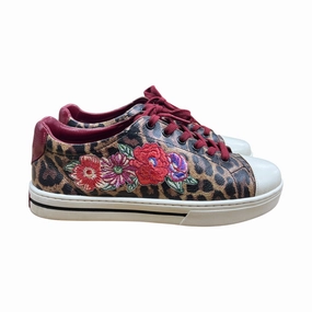 Performance Sole SlipOn Shoes Sneakers By Brighton In Animal Print, Size:9